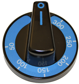 Knebel mit halbrunder Skalenscheibe (verschiedene Skalen)